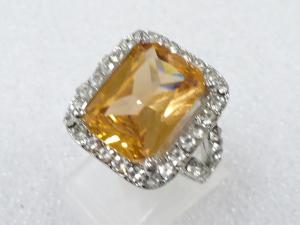 色石　指輪(10号)